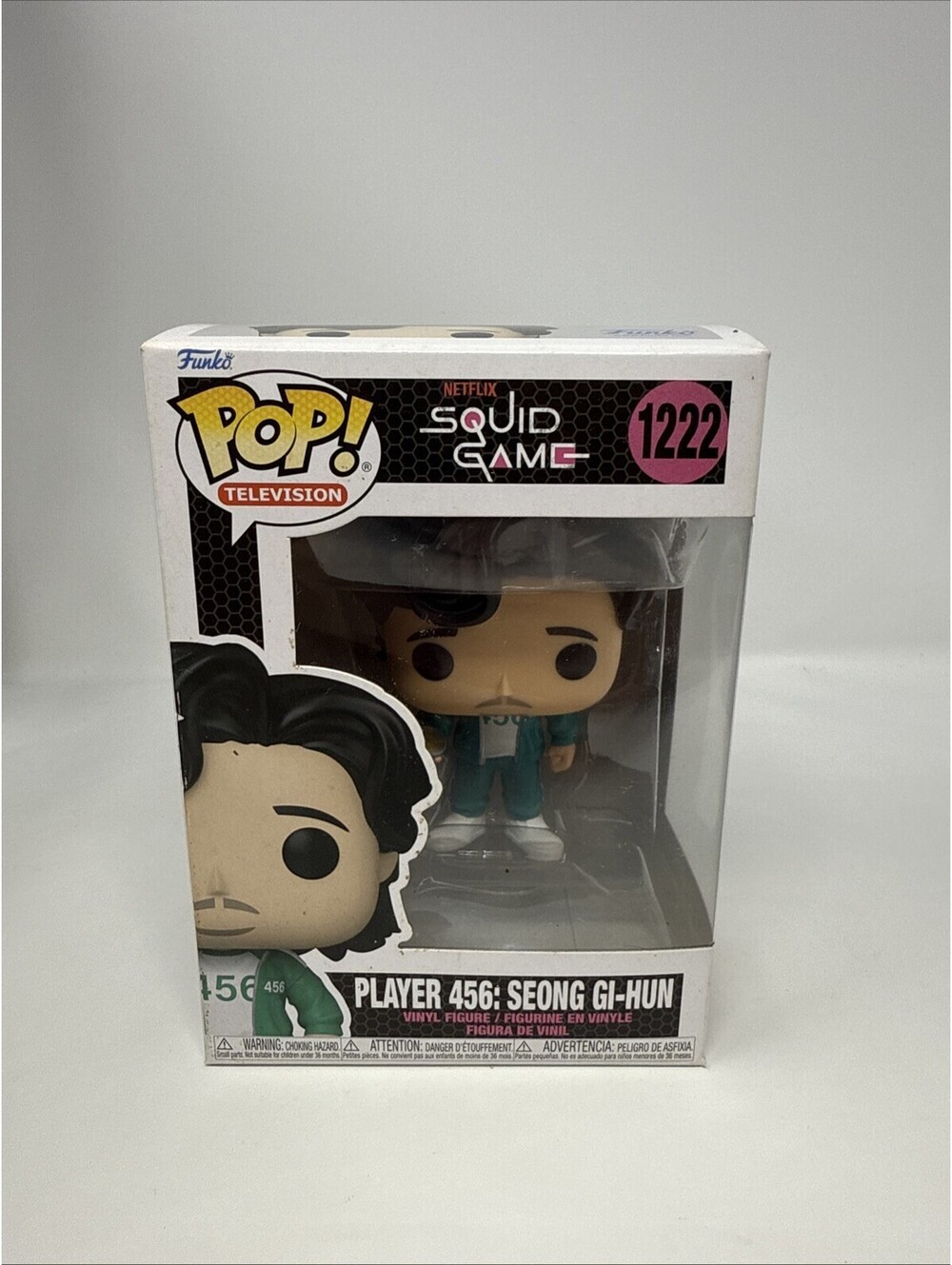 Funko Pop! TV Netflix Squid Game #1222 Seong Gi-hun Player 456 Vinyl Figure